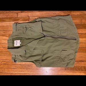 Madewell Army Green Vest - small
